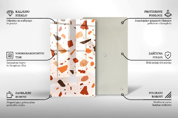 Placă protecție plita Gresie decorativa