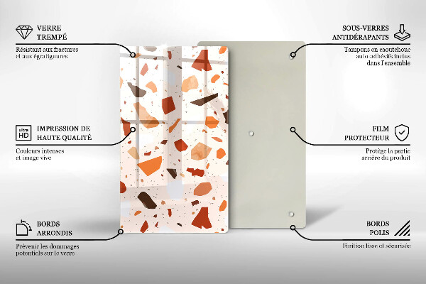 Placă protecție plita Gresie decorativa