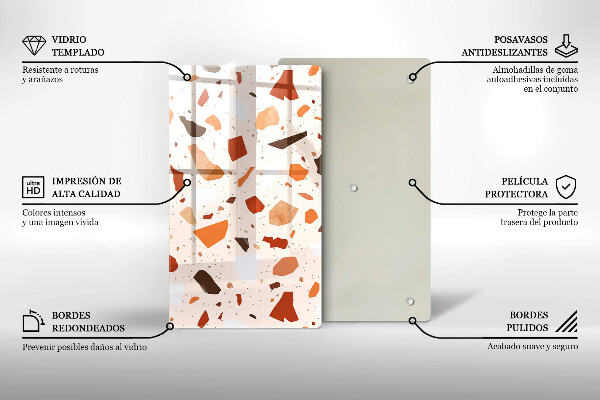 Placă protecție plita Gresie decorativa