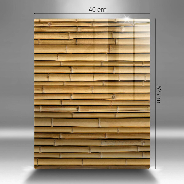 Placă din sticla protectie perete Natura boho bambus