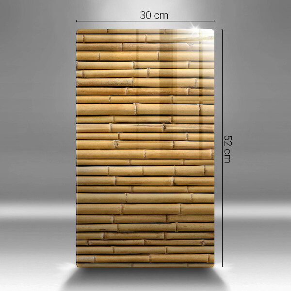 Placă din sticla protectie perete Natura boho bambus