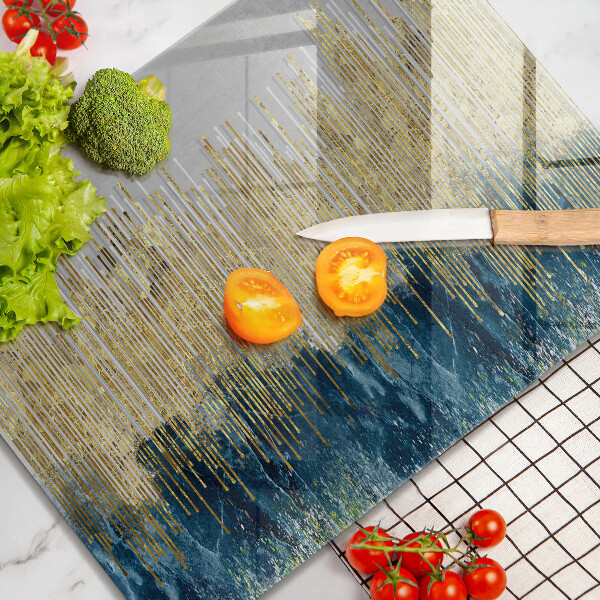 Placă din sticla protectie perete Abstracția designerului