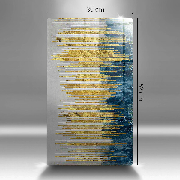 Placă din sticla protectie perete Abstracția designerului