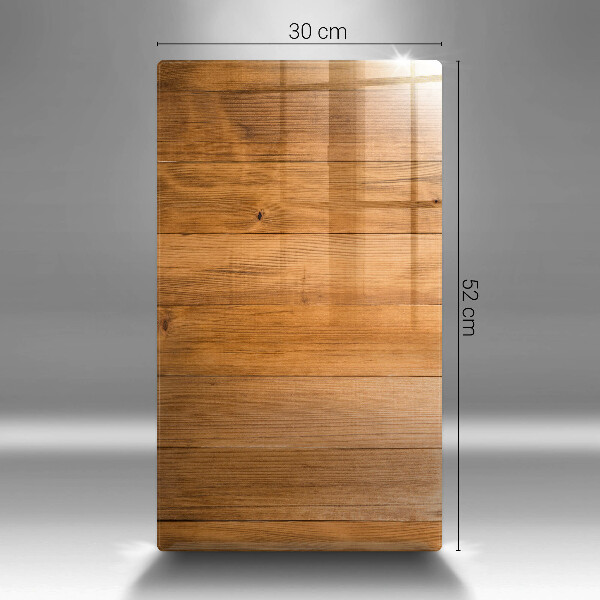 Placă din sticla protectie perete Scanduri de lemn