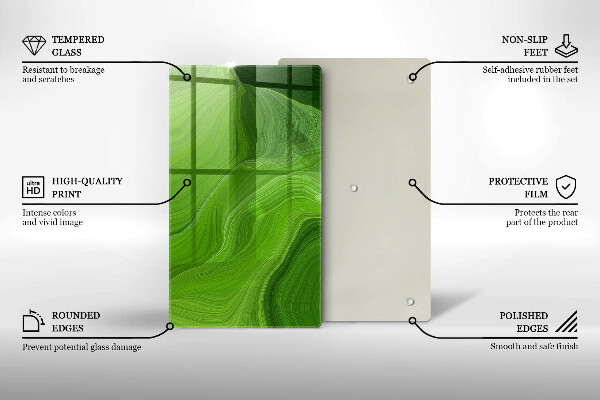 Placă din sticla protectie perete Textura abstractă