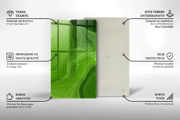 Placă din sticla protectie perete Textura abstractă