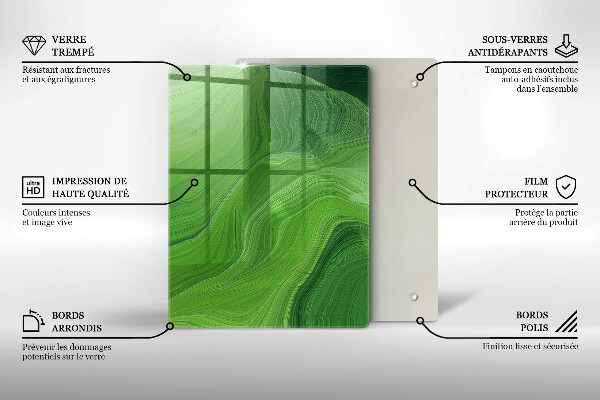 Placă din sticla protectie perete Textura abstractă