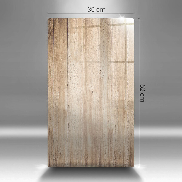 Placă din sticla protectie perete Scanduri de lemn