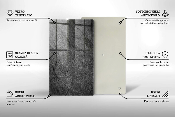Placă din sticla protectie perete Textura de piatră