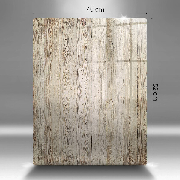 Placă din sticla protectie perete Scanduri de lemn