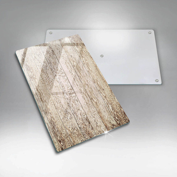 Placă din sticla protectie perete Scanduri de lemn