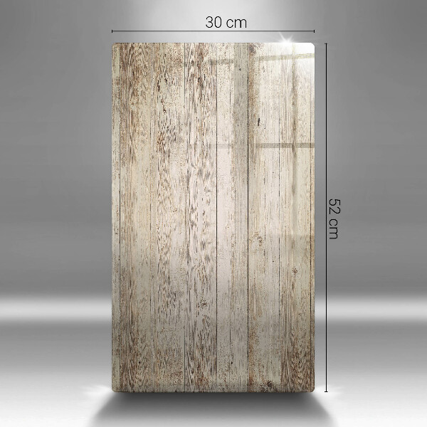 Placă din sticla protectie perete Scanduri de lemn