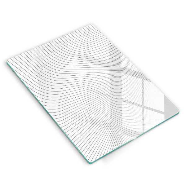 Placă din sticla protectie perete Model de linii moderne