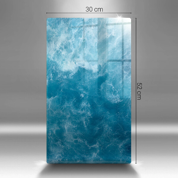 Placă din sticla protectie perete Apa albastra