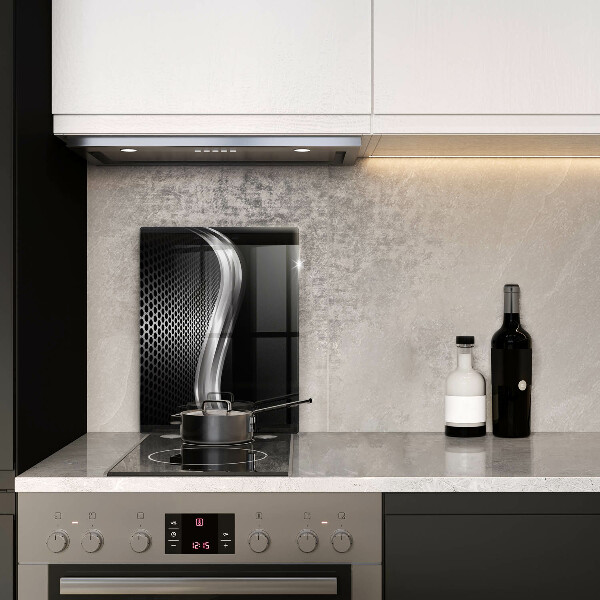 Placă din sticla protectie perete Structura metalica