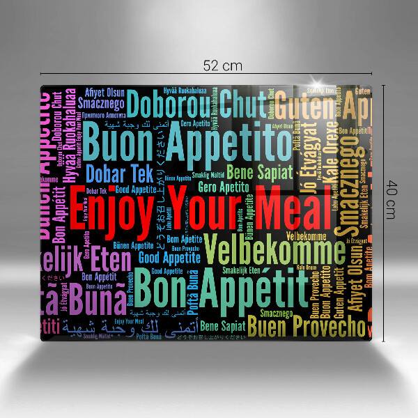 Placă sticla protectie aragaz Subtitrări bon poftă limbi