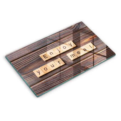 Placă protecție plita Enjoy your meal