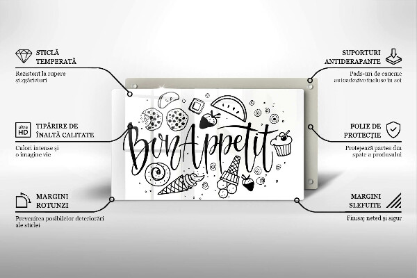 Placă protecție plita Bon appetit