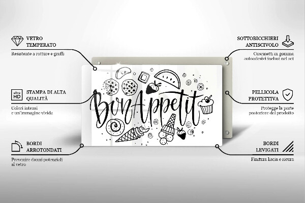 Placă protecție plita Bon appetit