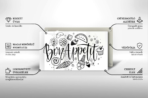 Placă protecție plita Bon appetit