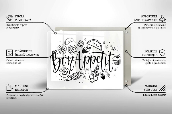 Placă protecție plita Bon appetit