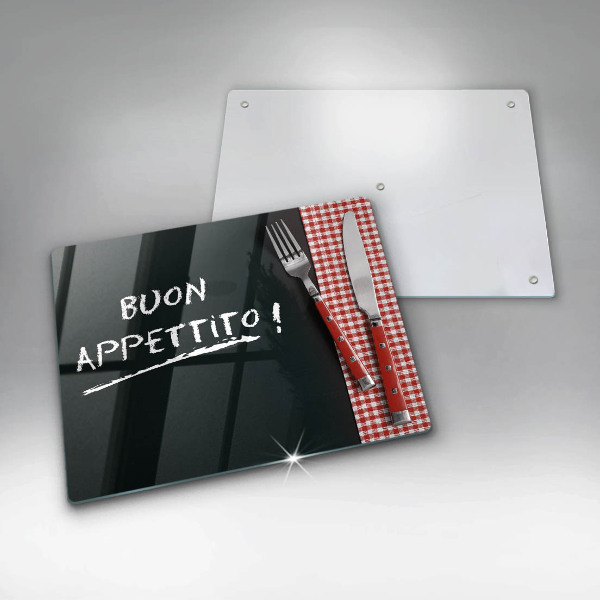 Placă sticla protectie aragaz Buon appetito!