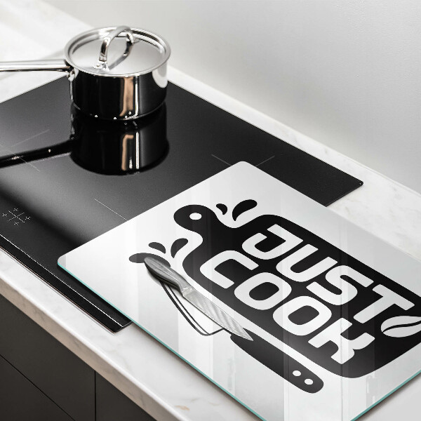 Placă sticla protectie aragaz Just cook