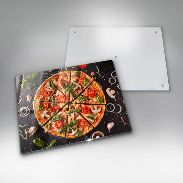 Placă protecție plita Pizza cu ciuperci