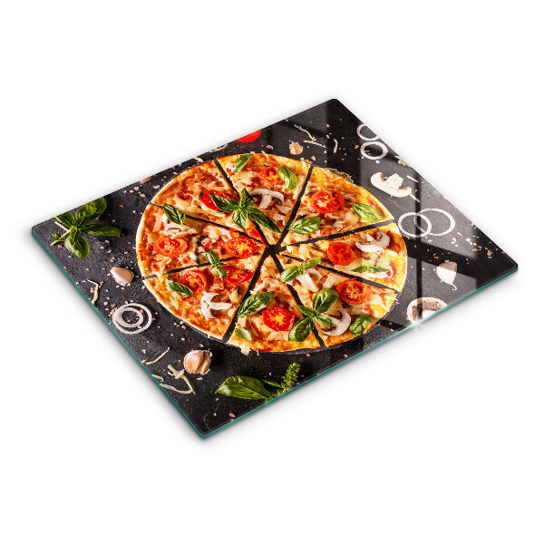 Placă protecție plita Pizza cu ciuperci
