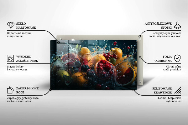 Placă protecție plita Fructe în apă