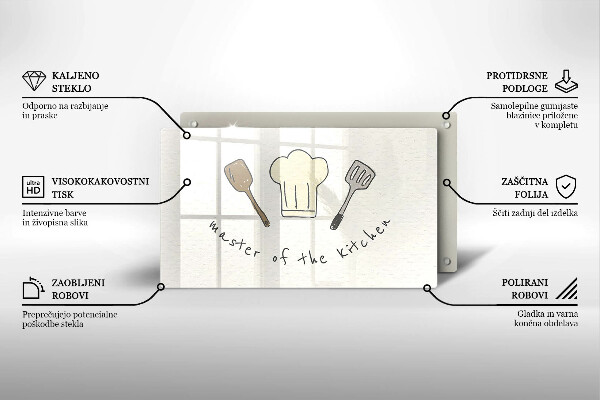 Placă protecție plita Master of the kitchen