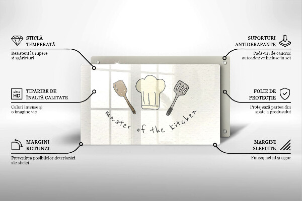 Placă protecție plita Master of the kitchen