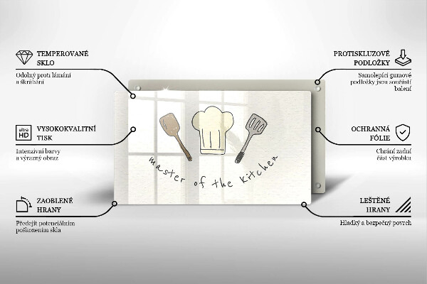 Placă protecție plita Master of the kitchen