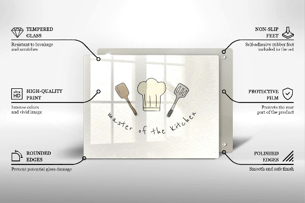 Placă protecție plita Master of the kitchen