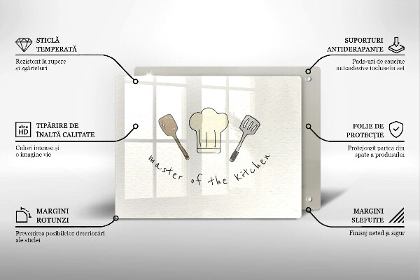 Placă protecție plita Master of the kitchen