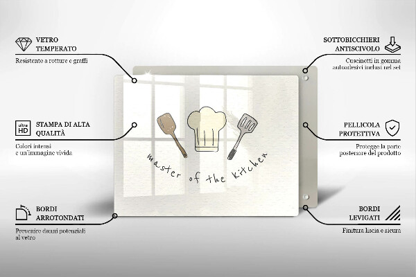 Placă protecție plita Master of the kitchen