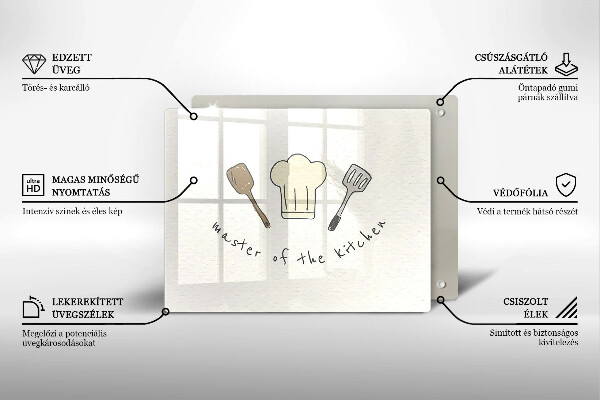 Placă protecție plita Master of the kitchen