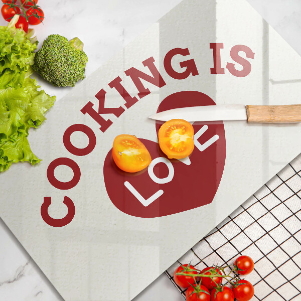 Placă protecție plita Cooking is love