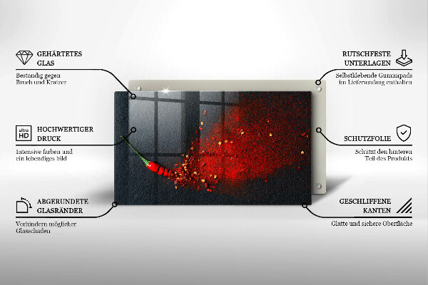 Placă protecție plita Ardei iute