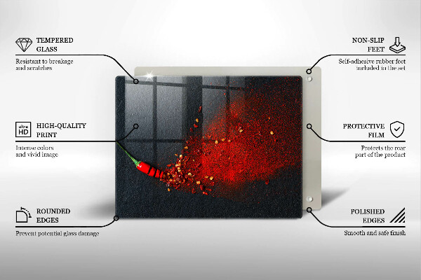 Placă protecție plita Ardei iute