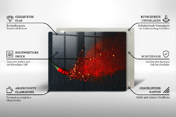 Placă protecție plita Ardei iute