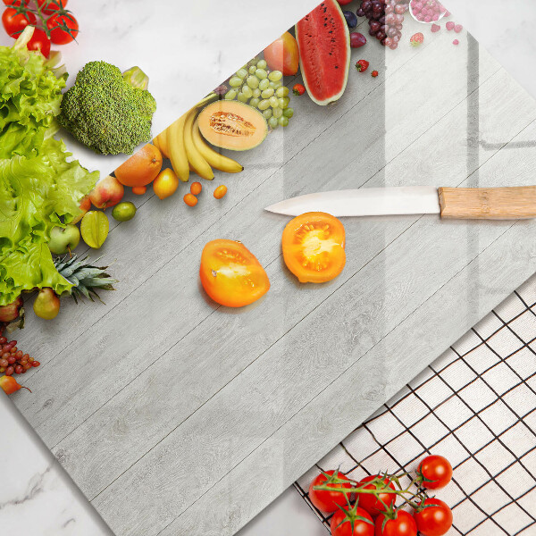 Placă protecție plita Fructe pe scânduri