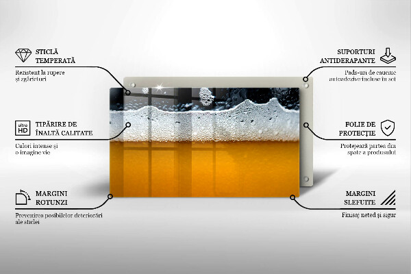 Placă protecție plita Bea spuma de bere