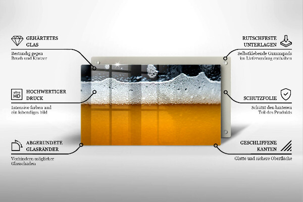 Placă protecție plita Bea spuma de bere