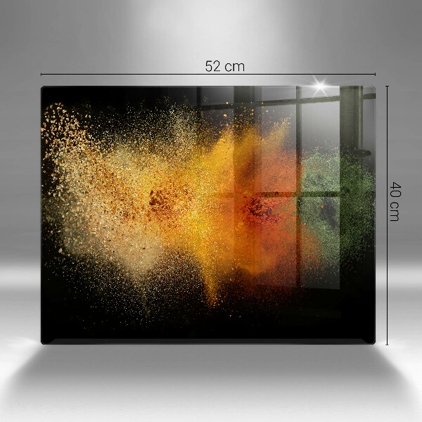 Placă protecție plita Condimente colorate