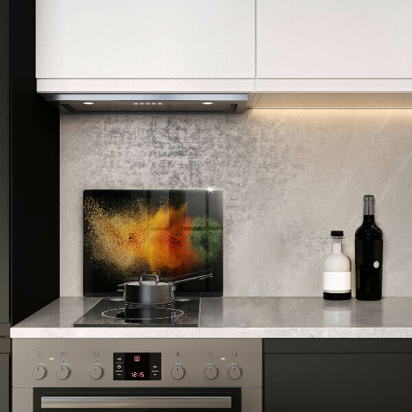 Placă protecție plita Condimente colorate