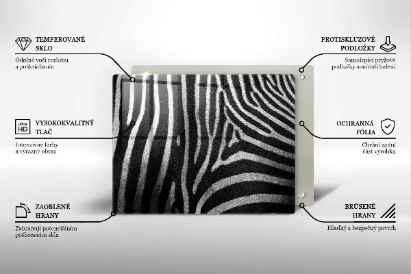 Placă protecție plita Dungi de zebră