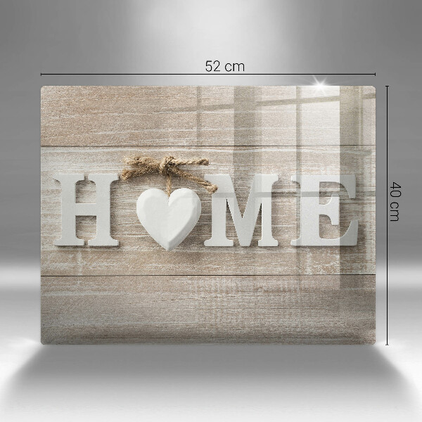 Placă sticla protectie aragaz Home