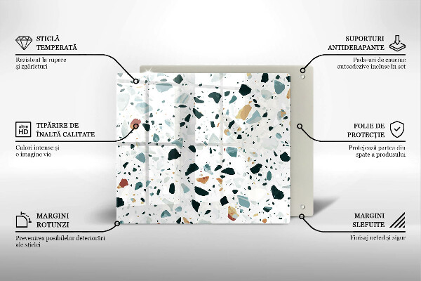 Placă sticla protectie aragaz Gresie usoara