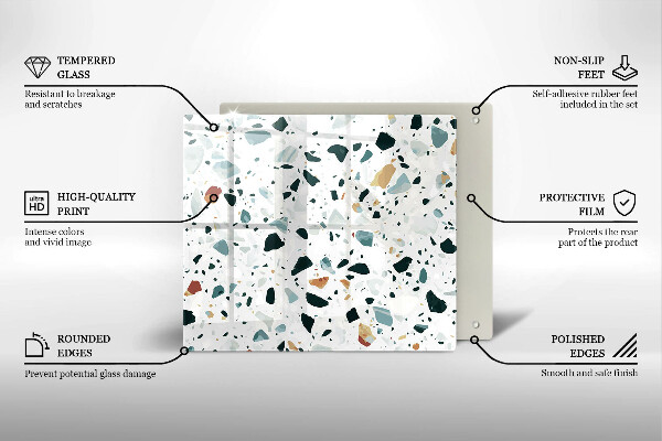 Placă sticla protectie aragaz Gresie usoara